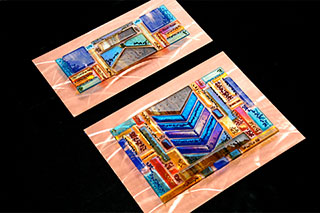 2 of 6 Piece Glass Wall Art Panels